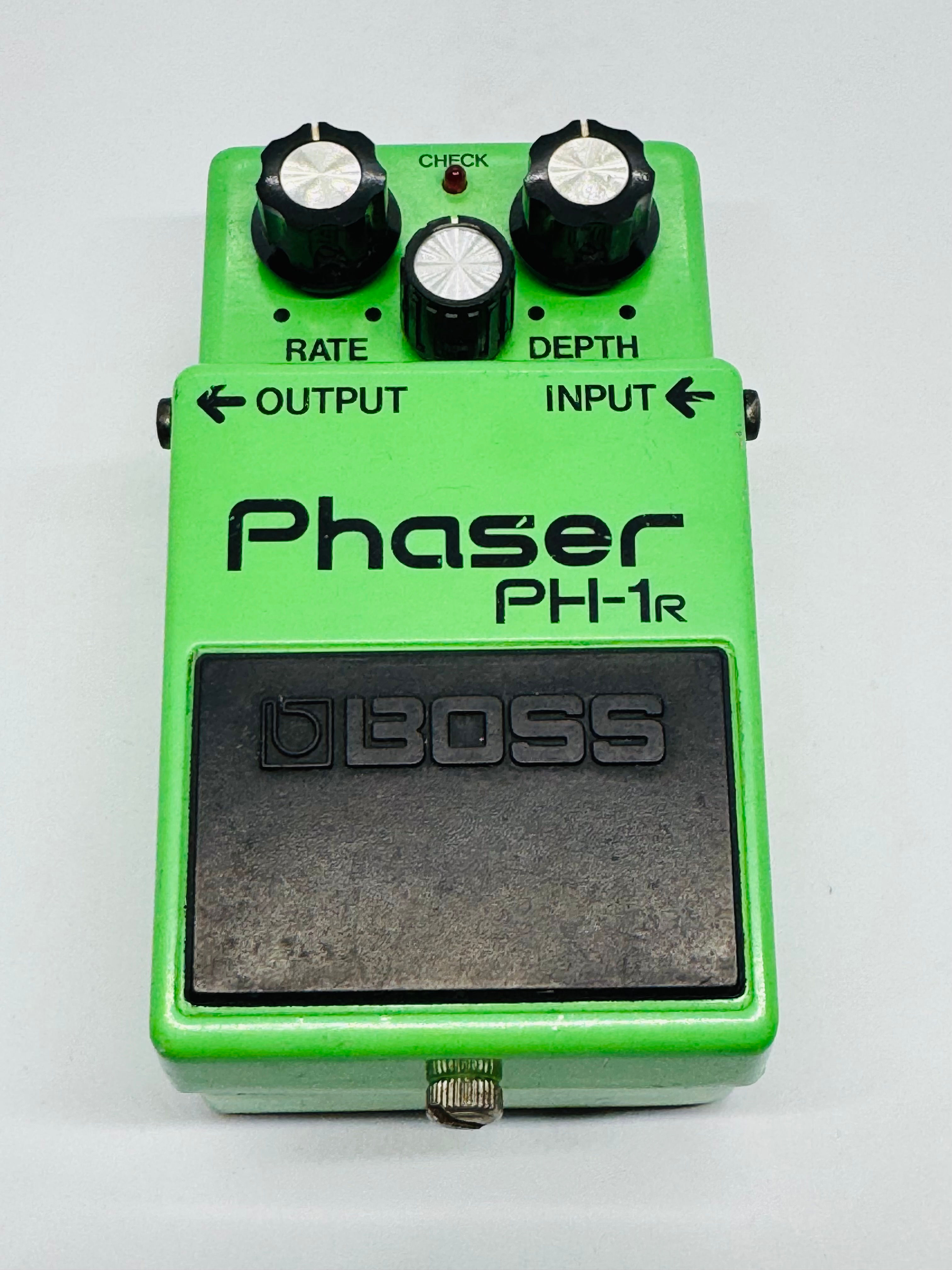 vintage 1980 Boss Phaser PH-1R Silver Screw (Black label) Japan