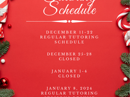 2023 Holiday Schedule