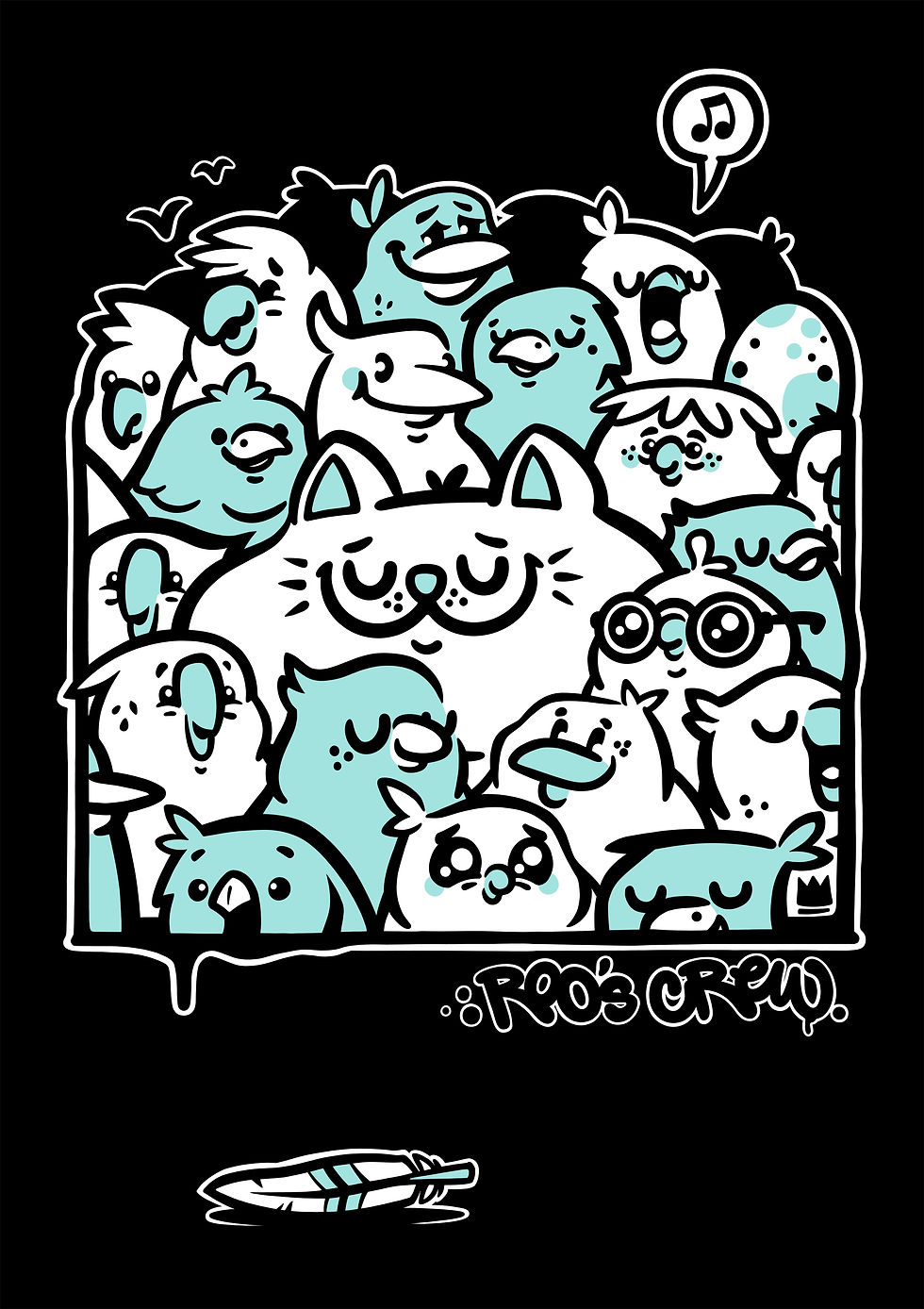 Thumbnail: A nest of Roos tshirt