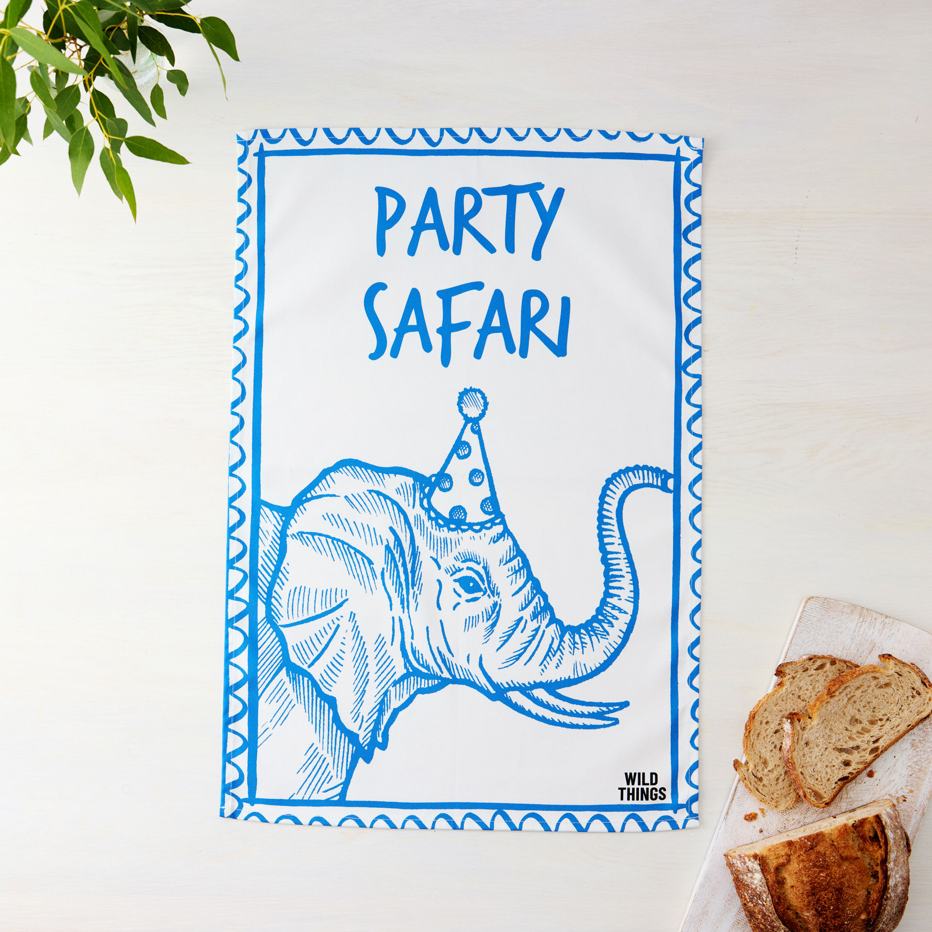 Betty Elephant Tea Towel