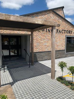 front entrance to 'old sewing factory' at 4 Graham Street, Pukekohe