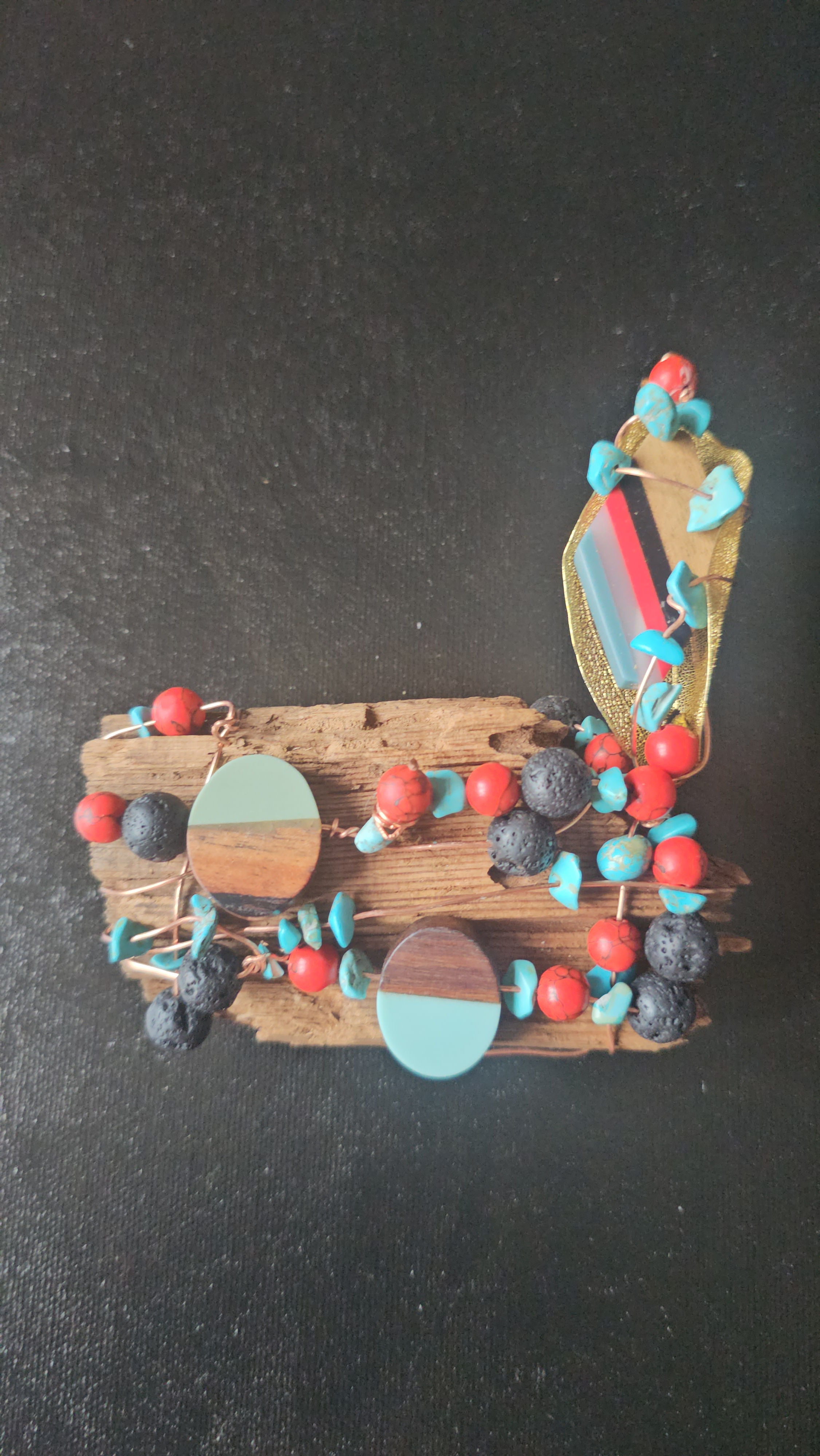 Red Bird Tree Song Sculpture