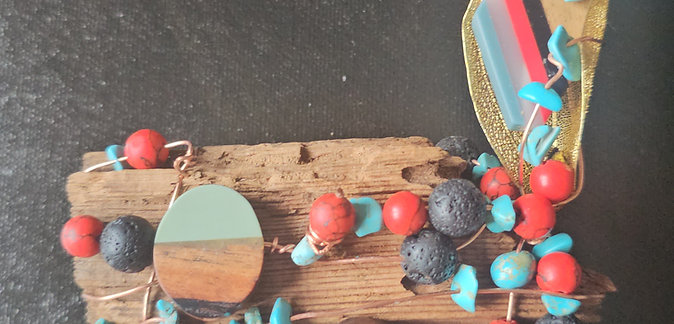 Red Bird Tree Song Sculpture