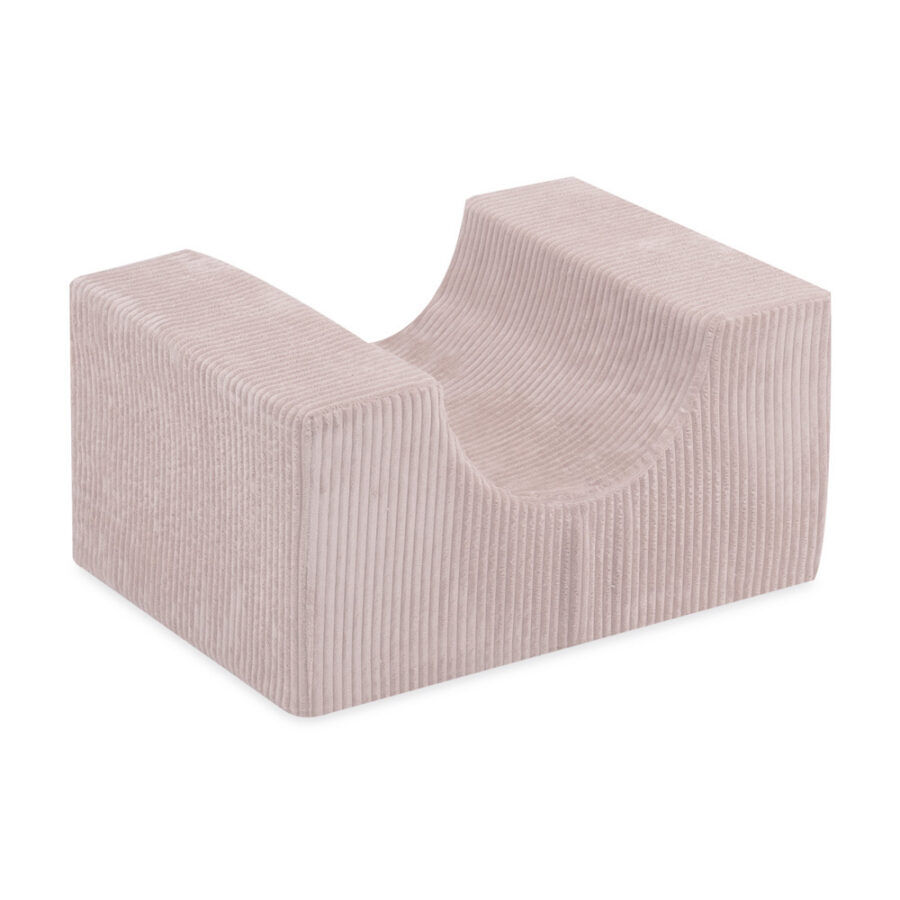 Sīktēls: PLUSH NEST Bērnu Mīksto kluču komplekts – baseins + 8 elementi, rozā, velvets