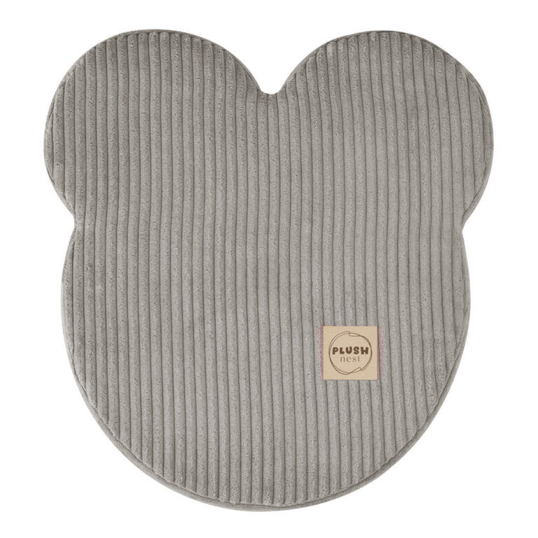 Thumbnail: PLUSH NEST Teddy Bear pufs, 46×25 cm, bēšs, velvets