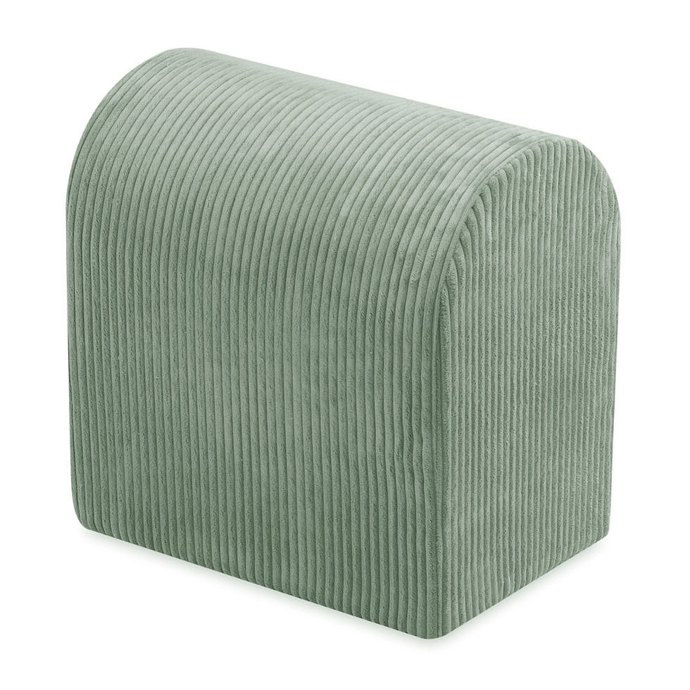 Sīktēls: PLUSH NEST Bērnu Mīksto kluču komplekts – baseins + 8 elementi, zaļš, velvets