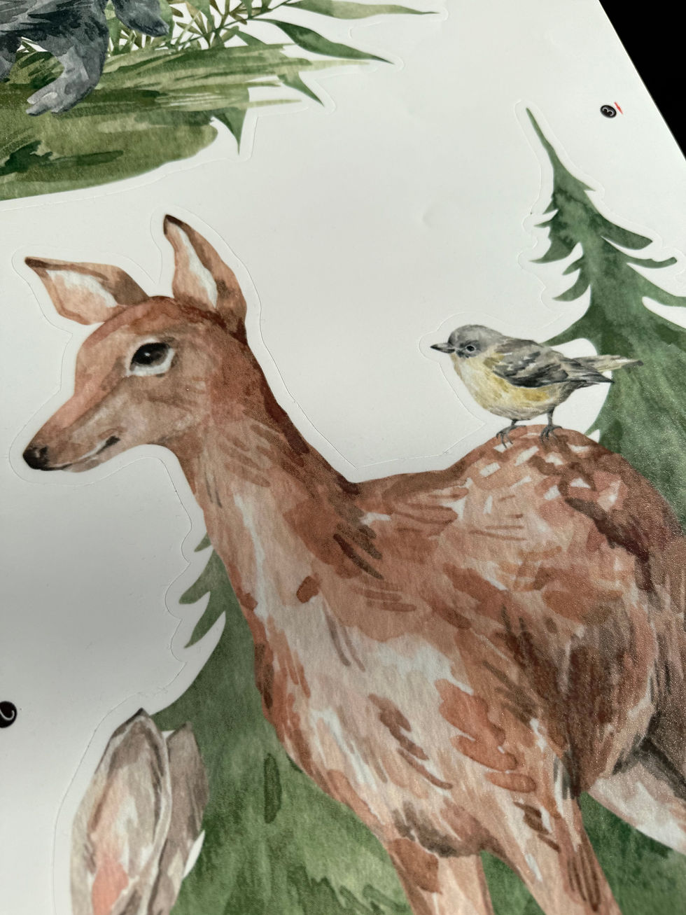 Thumbnail: Forest animals and nature - wall sticker