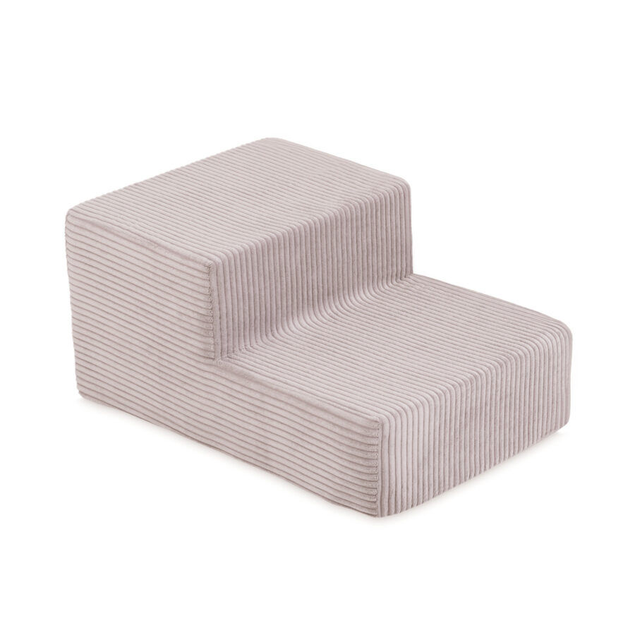 Sīktēls: PLUSH NEST Bērnu Mīksto kluču komplekts – baseins + 4 elementi, rozā, velvets