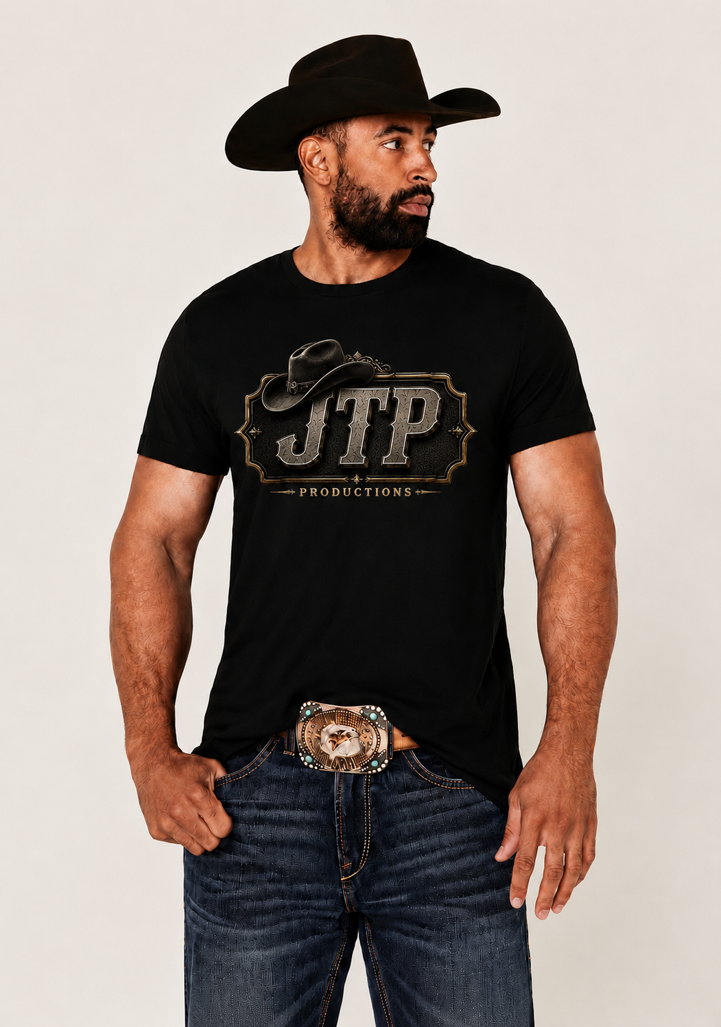 t-shirt man black JTP