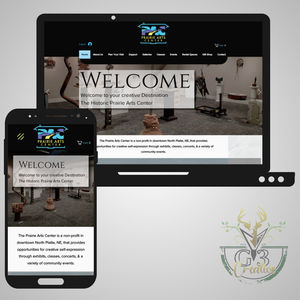 prairie arts center website design north platte nebraska by g3 creative