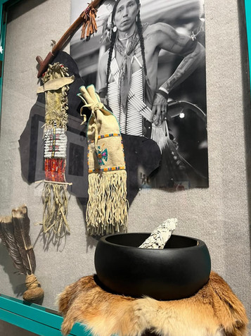 voices of the land spirit of native america speaker karen little thunder at the prairie arts center north platte nebraska