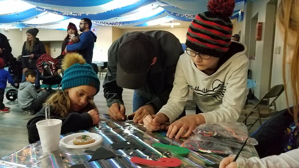 cookie decorating at winter wonderland holiday event free to the public at the lincoln county fair in north platte nebraska