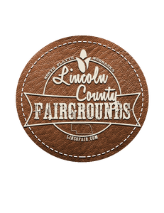 lincoln county fairgrounds logo designed by G3 Creative embodies western leather stitch and agriculture