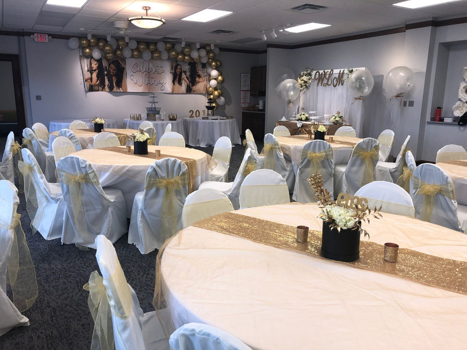 wedding reception in the ballroom at the prairie arts center in north platte nebraska special event spaces for rent