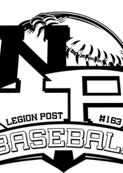 north platte legion baseball american legion post 163 juniors and seniors baseball logo black and white