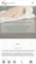mini site example mobile device made by g3 creative