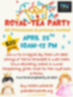 royal tea part for princesses and princes at the prairie arts center in north platte nebraska