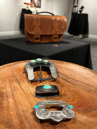 saddled tooled leather artistry at the prairie arts center in north platte nebraska