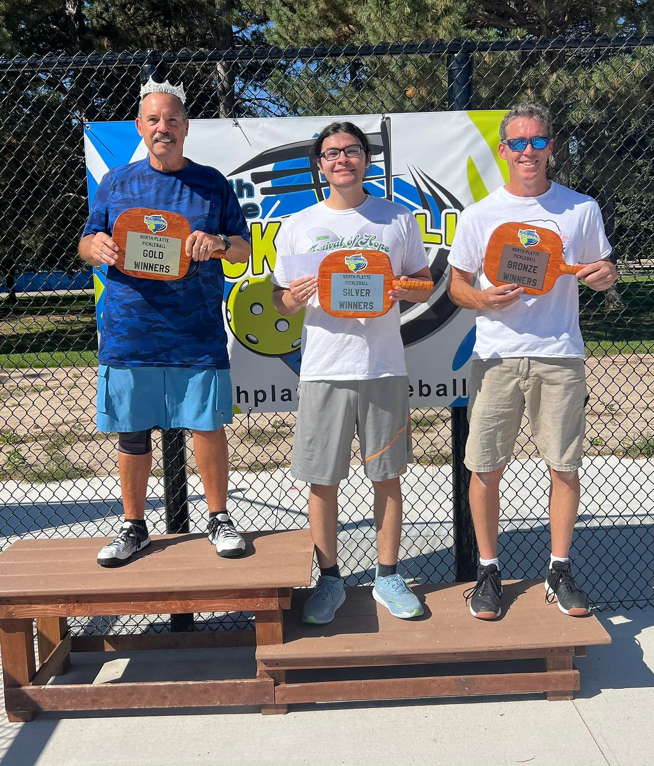 king of the court pickleball tournament ad cody park north platte nebraska benefitting great plains health callahan cancer center
