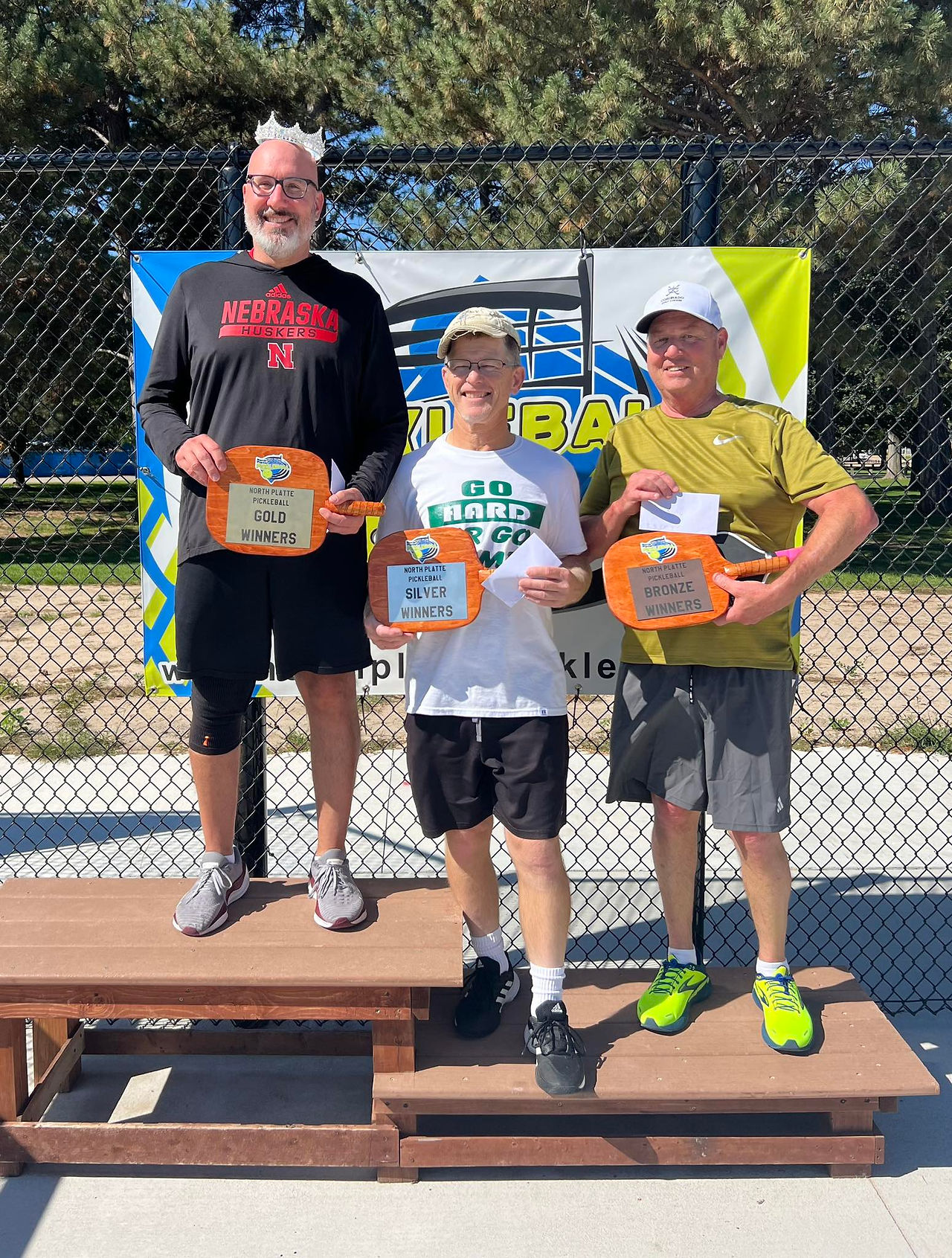 king of the court pickleball tournament ad cody park north platte nebraska benefitting great plains health callahan cancer center
