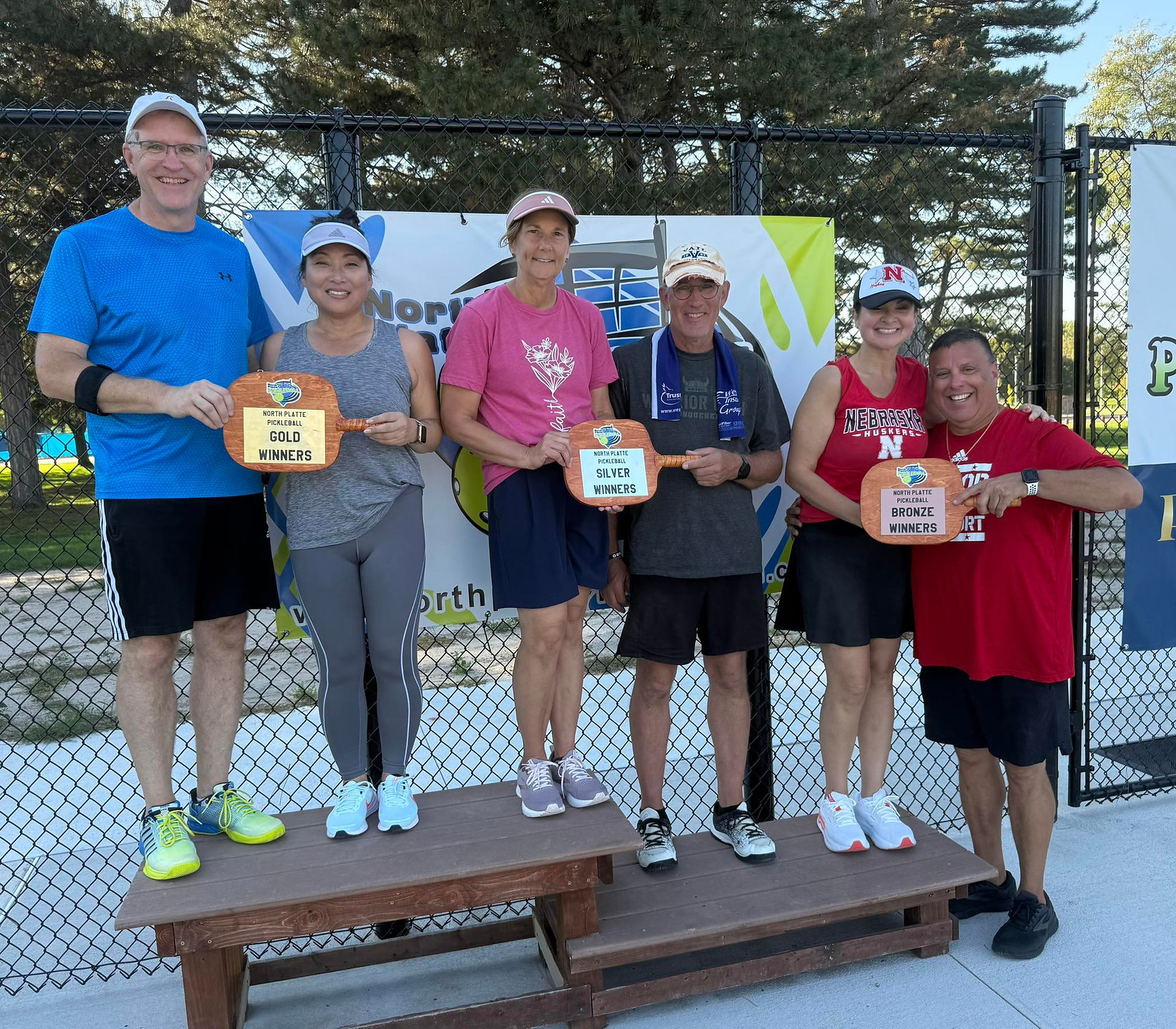 king of the court pickleball tournament ad cody park north platte nebraska benefitting great plains health callahan cancer center