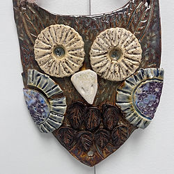 textured owls clay pottery and glaze class at the prairie arts center in north platte nebraska