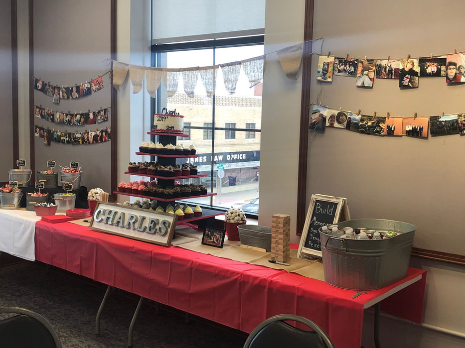 graduation party in the textile room at the prairie arts center in north platte nebraska special event spaces for rent