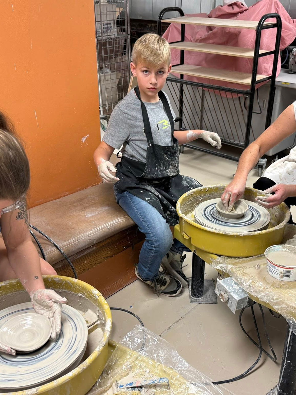open studios pottery wheel at the prairie arts center in north platte nebraska