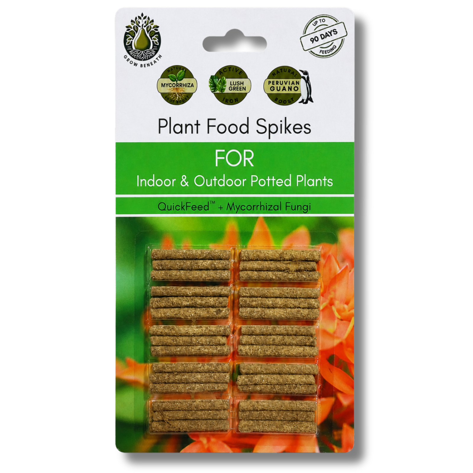 Plant Food Spikes | QuickFeed + Mycorrhizal Fungi