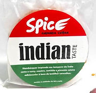 Hambúrguer Indiano da Spice - Culinária Exótica: Uma explosão de sabores inspirados na Índia em cada mordida.
