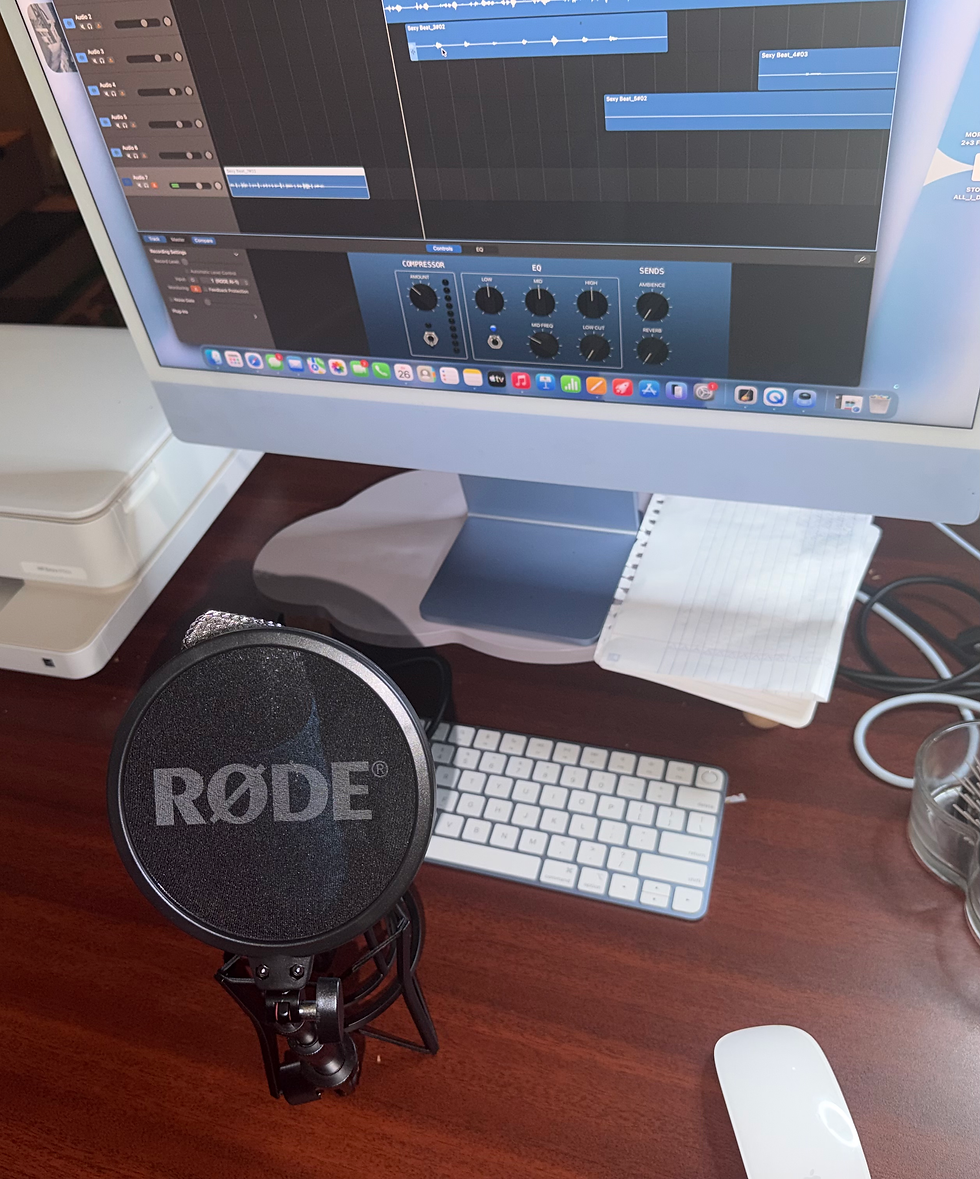 Aly Allure workspace creative setup