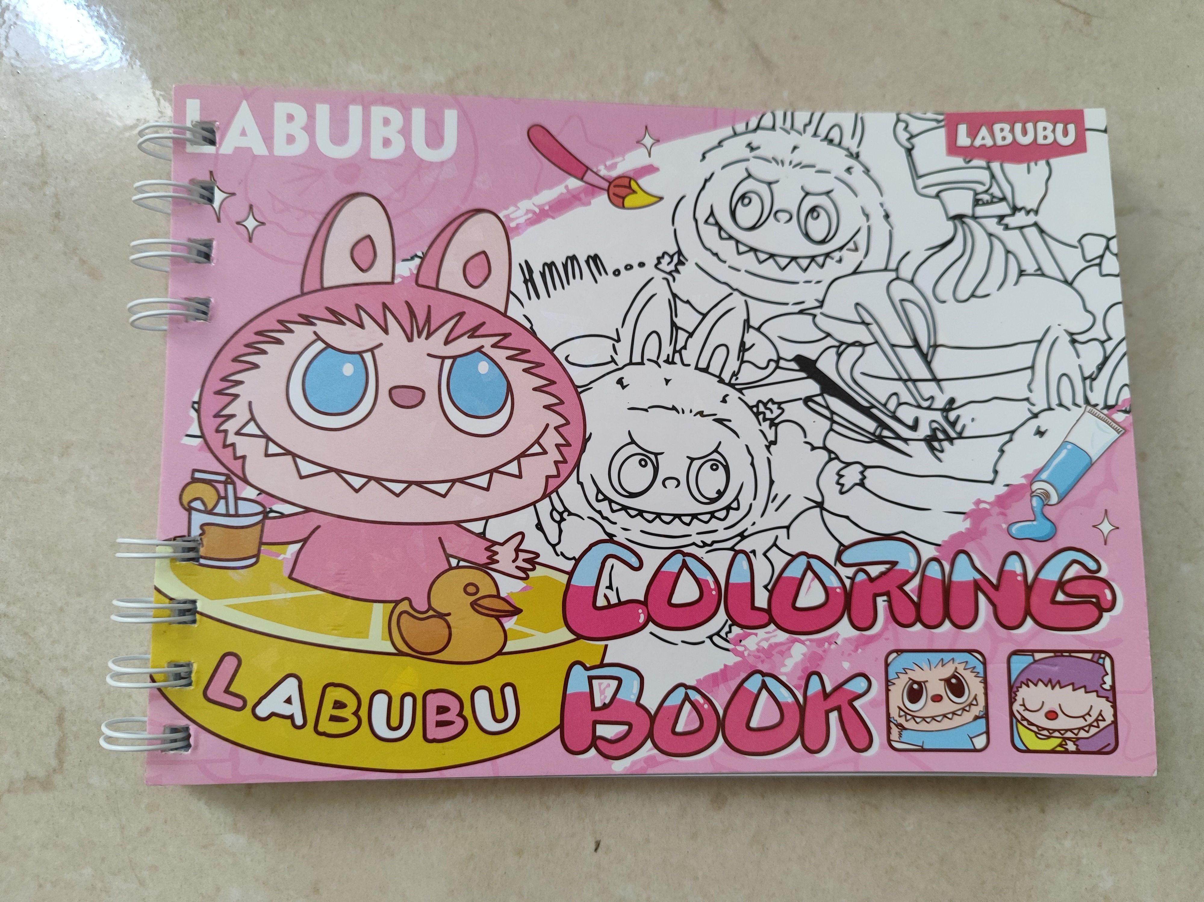 Caderno Bobbie Goods Labubu p/ Desenho (NO:A5-2712)