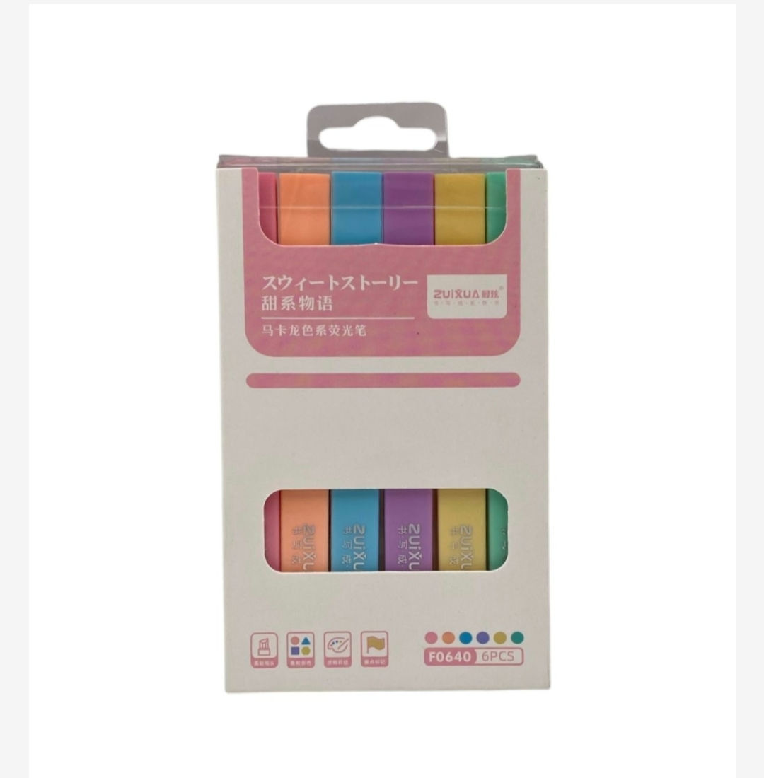 Marcador 6pcs (F0640)