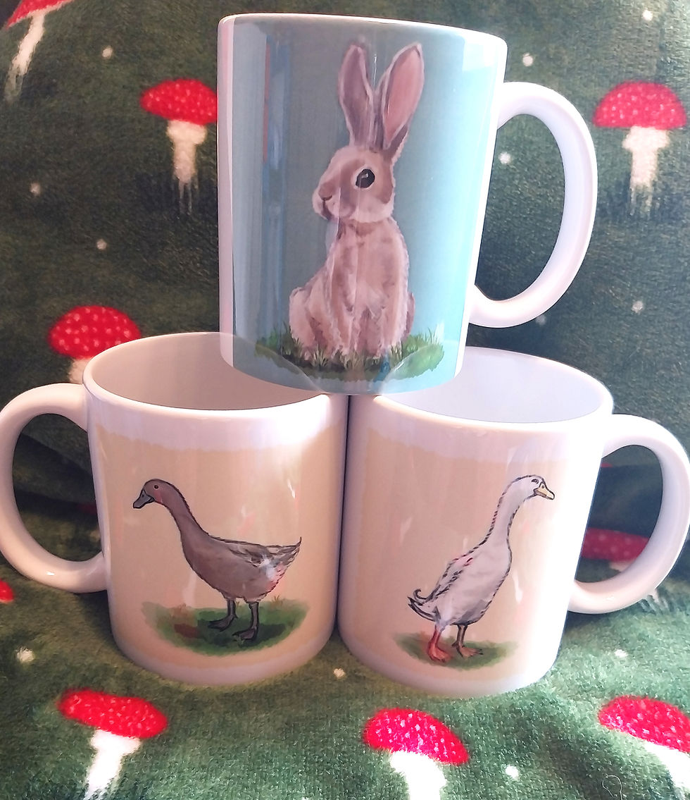 Thumbnail: Hand illustrated mugs