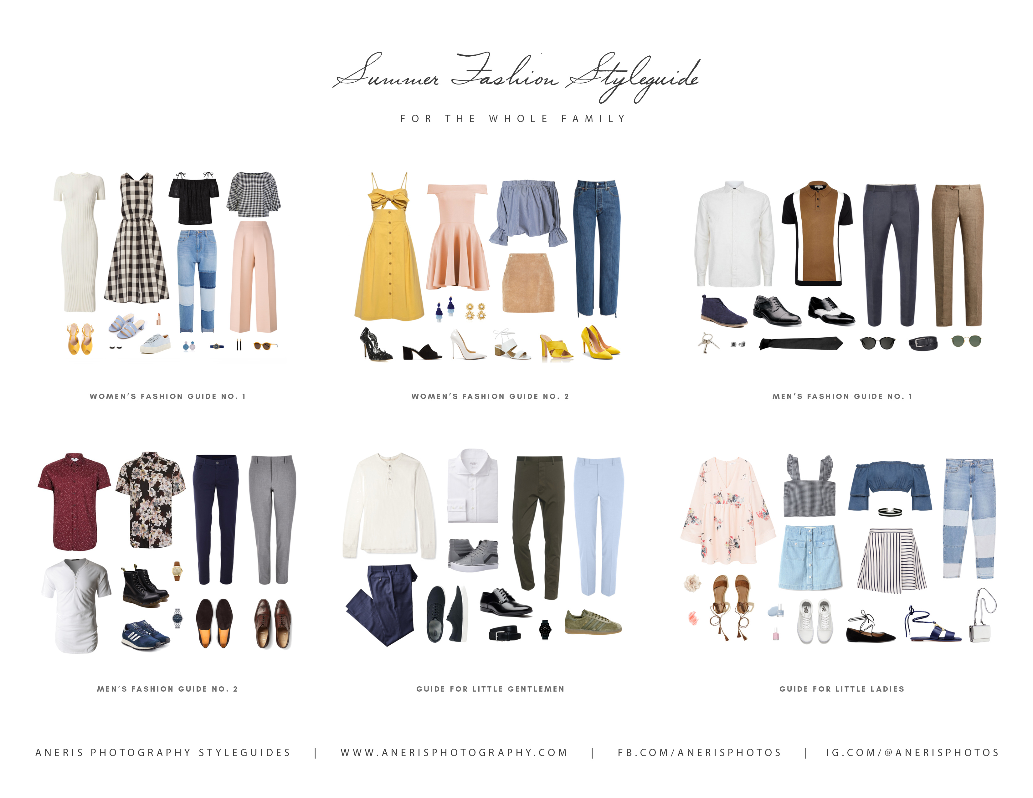 Photo Styling Guide Paper Photography What to Wear Client Style Guide Family Session ...