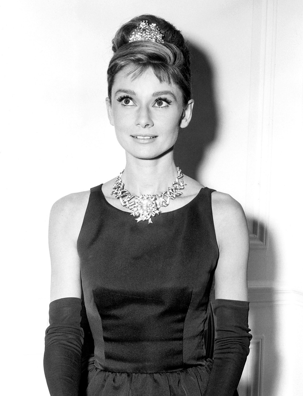 Audrey Hepburn in Tiffany's jewellery