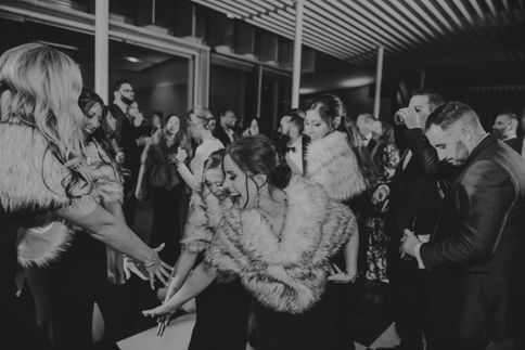 Elegant wedding reception atmosphere at a Houston venue by D&Co Entertainment