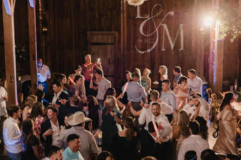Wedding guests dancing at a Houston wedding reception by D&Co Entertainment