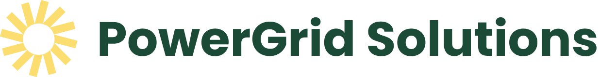 Abstract logo design with a yellow circle and dark green background