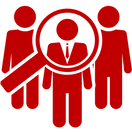 Pictogramme recrutement et recherche de candidats