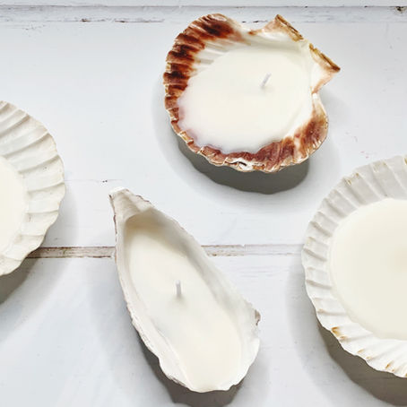 HOW TO MAKE SHELL CANDLES