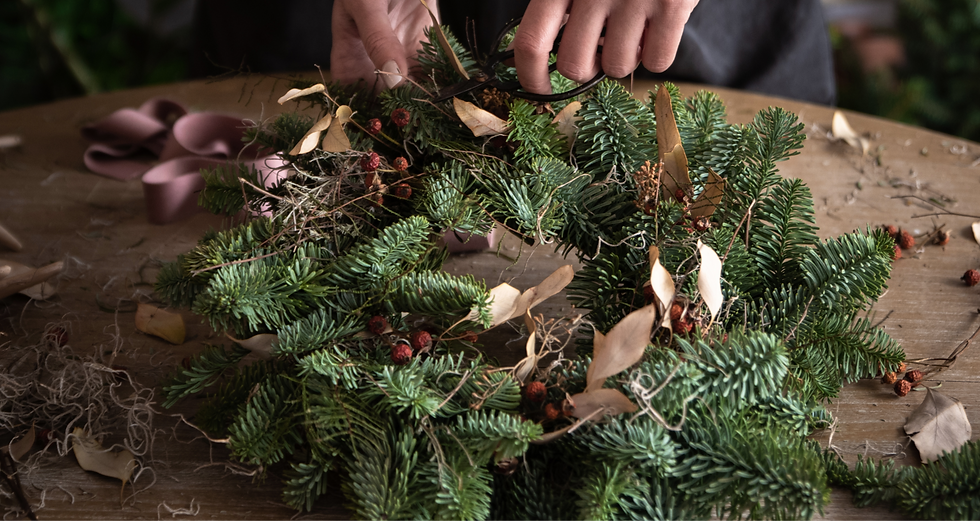 Make a Christmas Wreath (Edinburgh) - £45