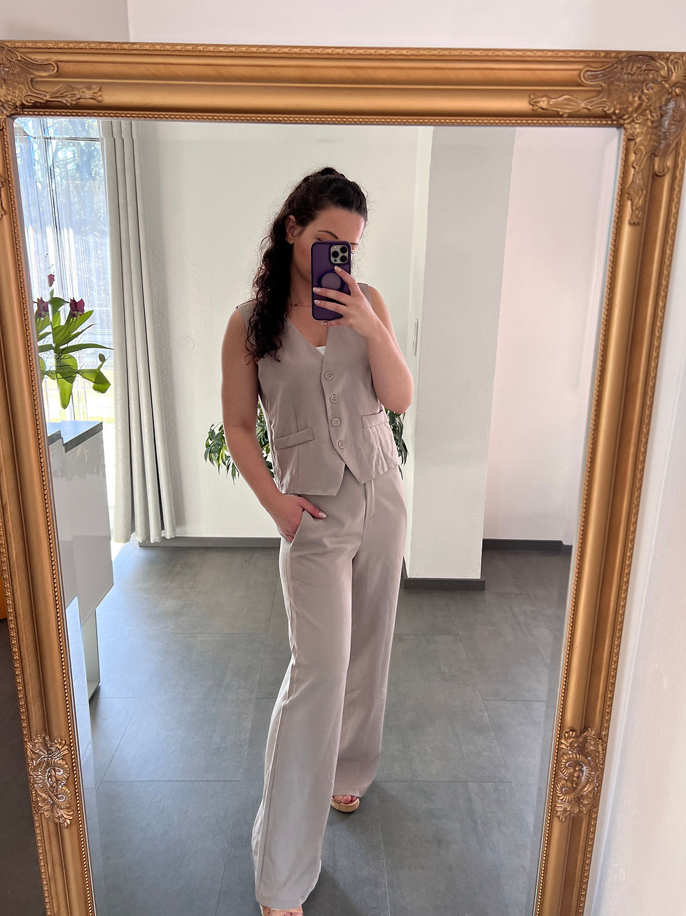 Zweiteiler Chic Taupe