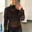 Miniaturbild: Lace Glow Longsleeve – Brown