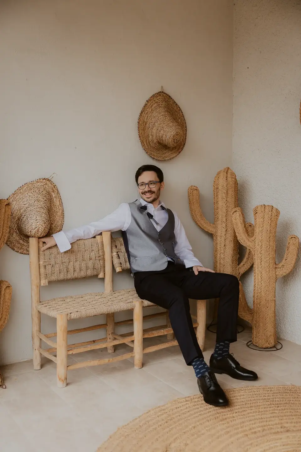 Retrato de Alfonso antes de la celebración en Un Agua