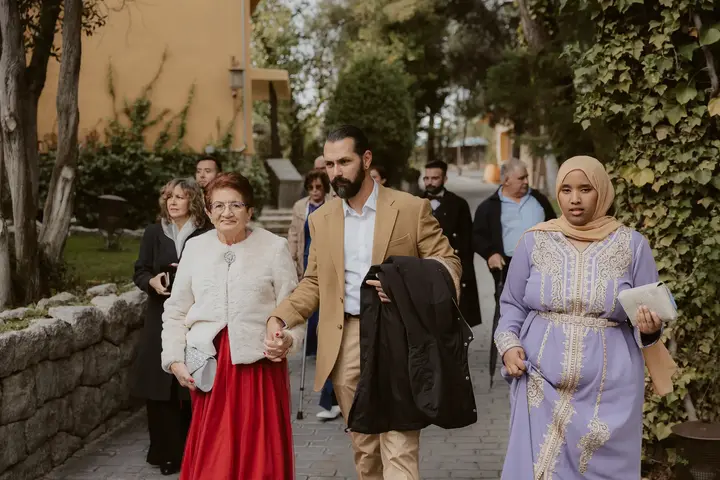 invitados en ceremonia boda san agustin del guadalix