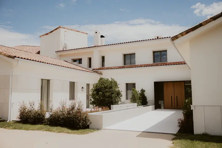 architectura de la finca los calizos en Rascafría