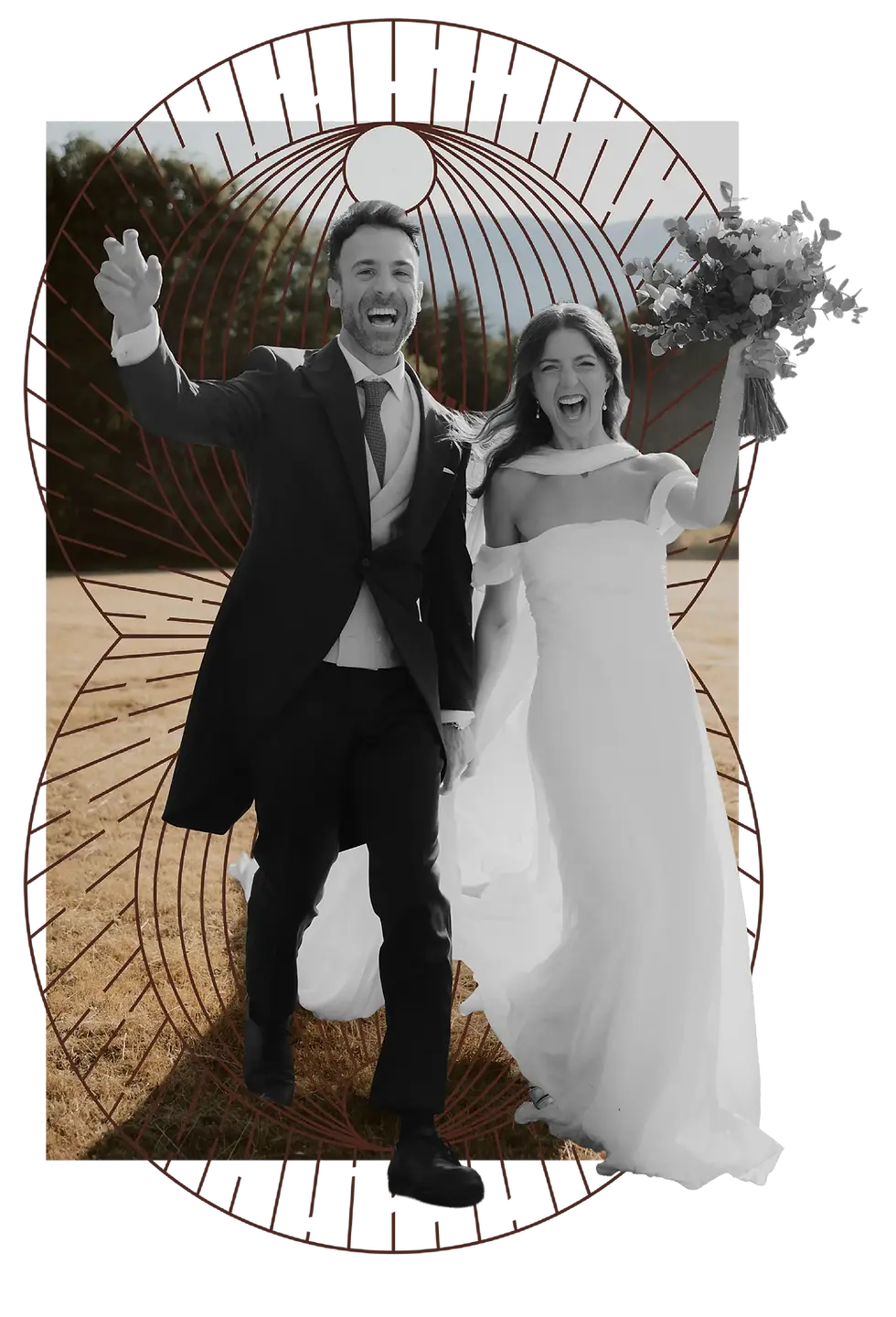 noios en una boda en la sierra norte de madrid