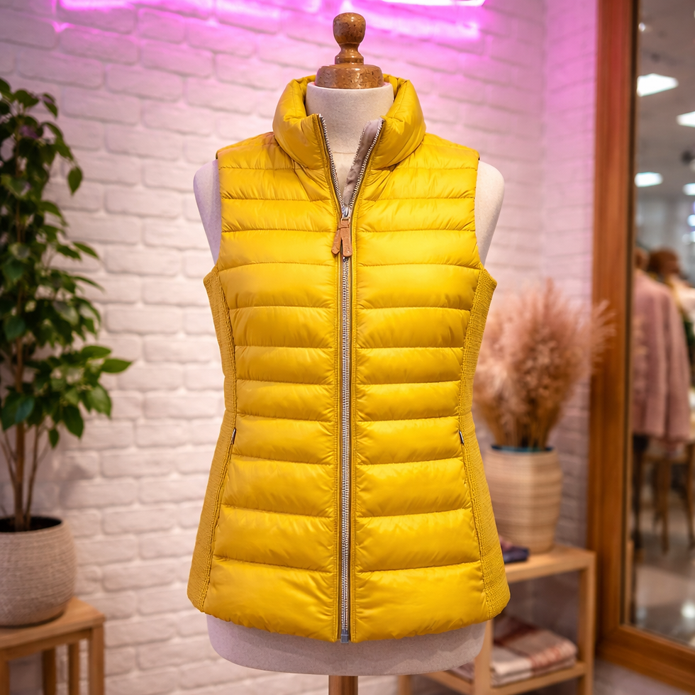 Thumbnail: Mustard Puffer Jacket 