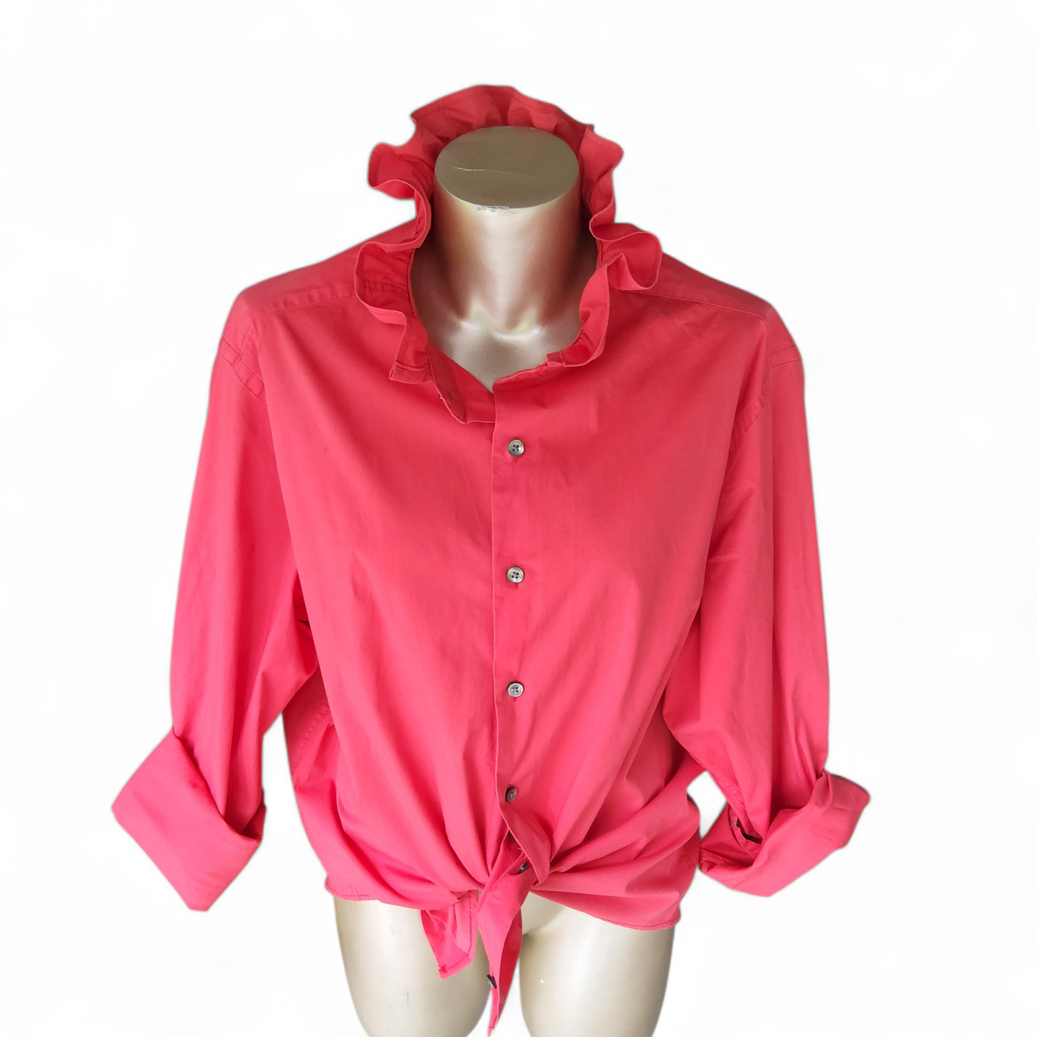 Coral Blouse 